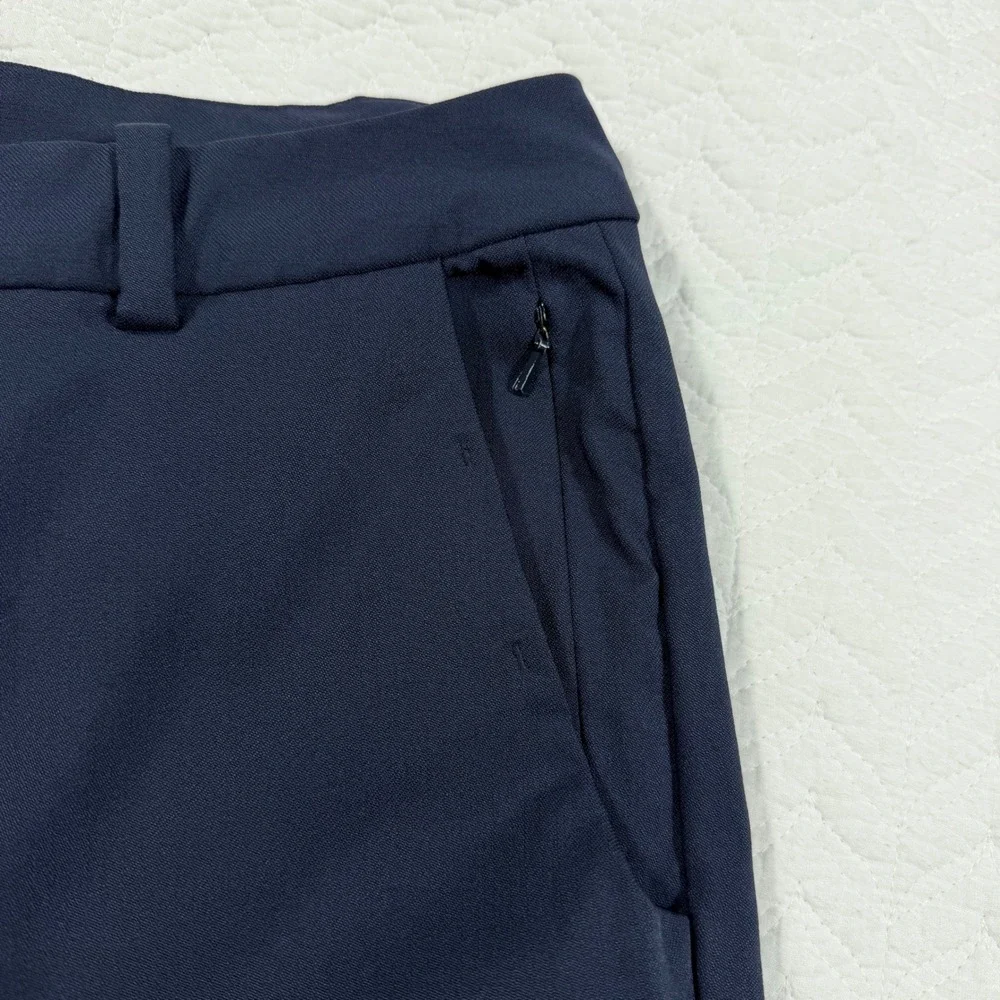 Lululemon Mens 33x29 Commission Pant Slim Tech Chino Trousers Navy Blue GUC